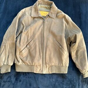 Timberland Men's Tan/Brown Bomber Jacket